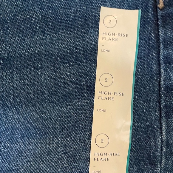 Target high waited long flare jeans - Picture 4 of 5